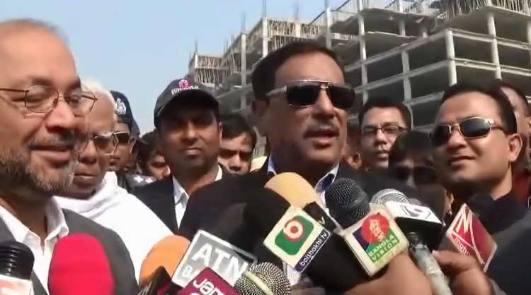 বিএনপি নালিশ নির্ভর দলে পরিণত হয়েছে: সেতুমন্ত্রী ওবায়দুল কাদের
