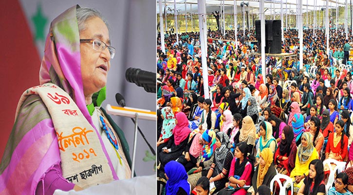 জঙ্গি সন্ত্রাস মাদক প্রতিরোধের আহ্বান প্রধানমন্ত্রীর