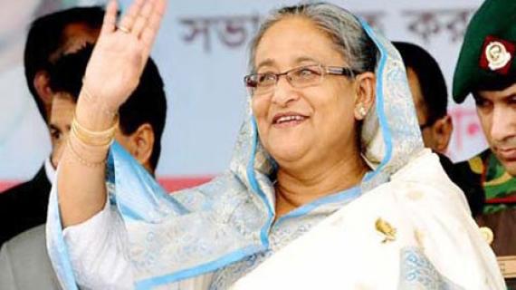 দিনাজপুরে পৌঁছেছেন প্রধানমন্ত্রী