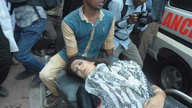 কর্মসূচিতে আহত গয়েশ্বরের পুত্রবধূ হাসপাতালে