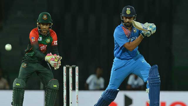 বাংলাদেশকে ১৭৭ রানের লক্ষ্য দিয়েছে ভারত