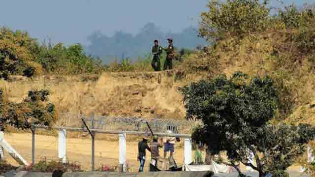 সীমান্তে গুলি ছোড়ার কথা অস্বীকার করল মিয়ানমার