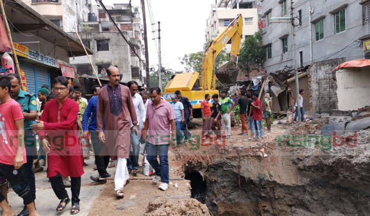 কালশী থেকে বাউনিয়া খাল পর্যন্ত পাইপ ড্রেন