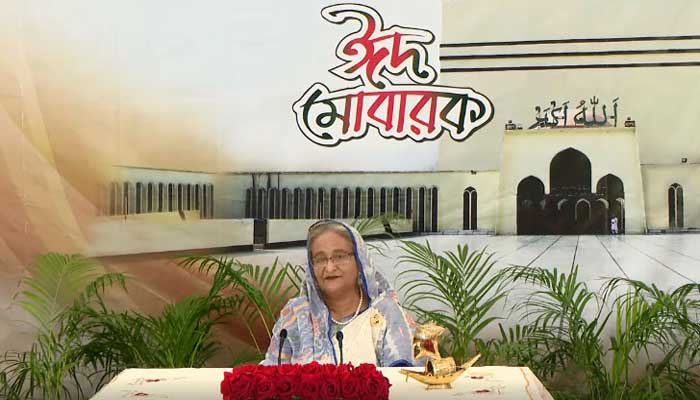 ঈদ শুভেচ্ছা জানিয়ে দেশবাসীকে প্রধানমন্ত্রীর ভিডিওবার্তা