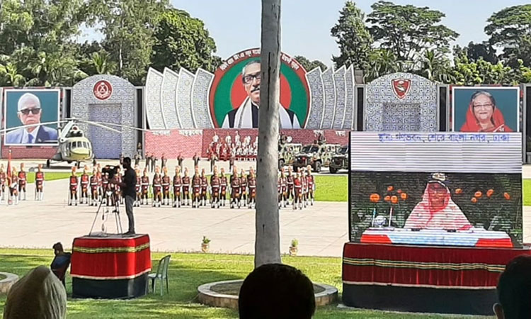 বিজিবি এয়ার উইংয়ের উদ্বোধন করলেন প্রধানমন্ত্রী