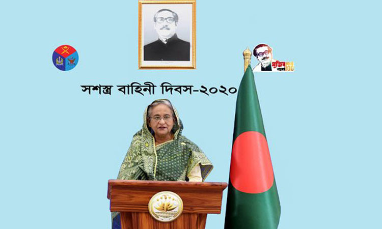 সশস্ত্র বাহিনীর কর্মদক্ষতা সারা বিশ্বে ছড়িয়ে পড়েছে: প্রধানমন্ত্রী